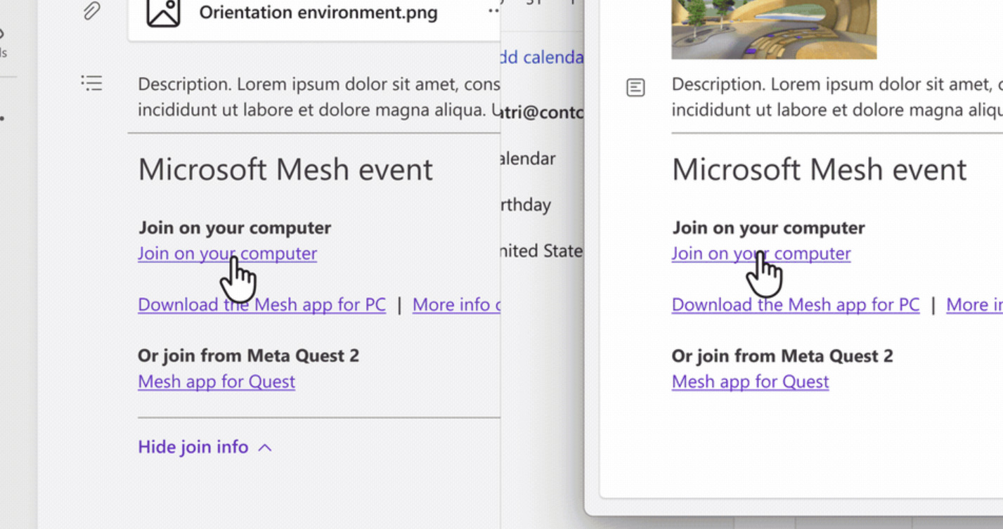 Micrsosoft Mesh Bild by Microsoft