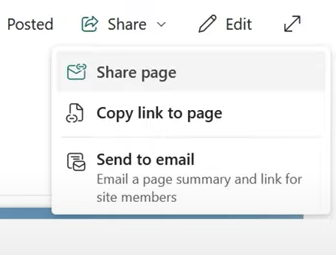 SharePoint teilen per Mail