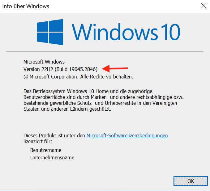 Version Windows 10